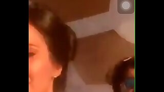 Indian Model MK Boina flashing boobs in instagram live