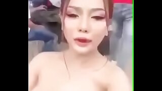 Desi Asian indian pakistani or chinese girl showed nipple in public place