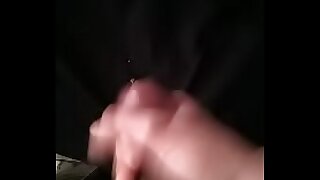 Young boy masturbating with cum