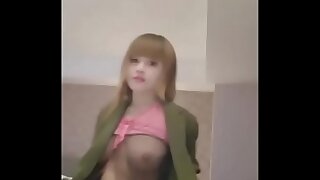 Young Live Sexy girl dancing in transparent Bikini