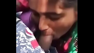 Indian couple sucking.