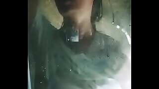 Poonam pandey taking shower in tranparents clothes