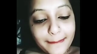 Hot bengali sister in law pressing her awesome boobs part-1