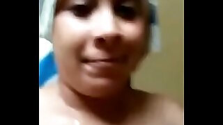 Bhabi Showing in bathroom
