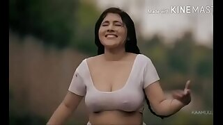 Wet desi breast bouncing