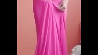 Indian Girl Saree Strip