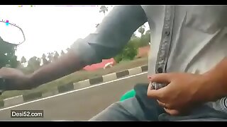 On Bike Handjob
